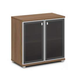 Шкаф низкий со стеклом V-652